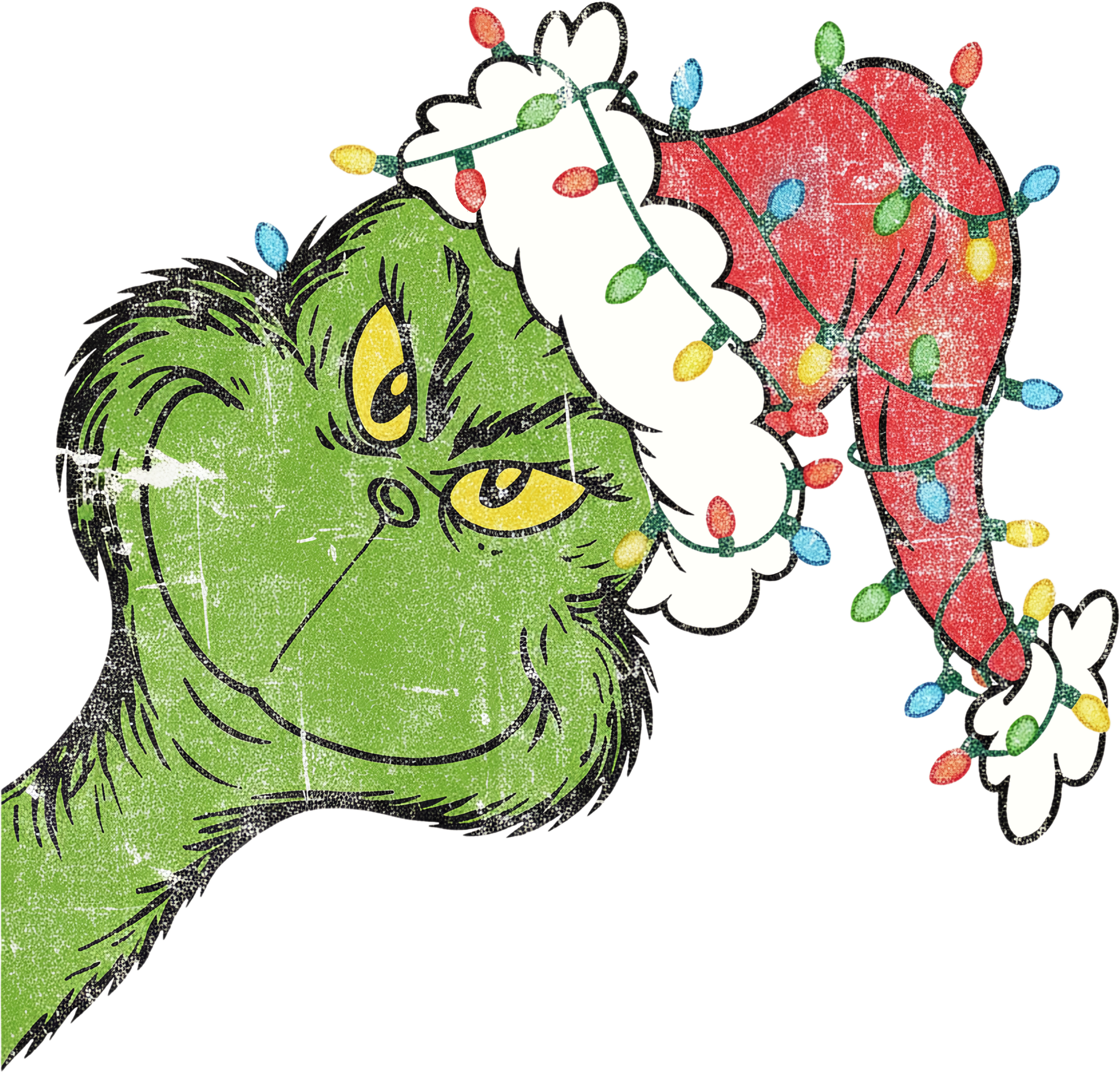 Grinch DTF Print